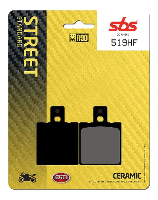Pastiglie freno SBS 519HF Street Ceramic