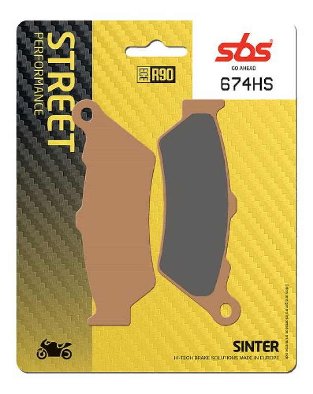 Pastiglie freno SBS 674HS Street Sinter