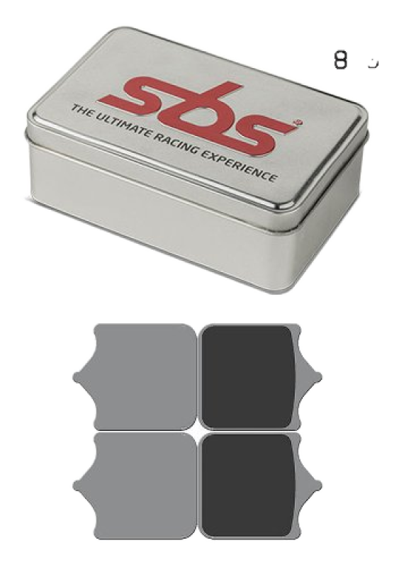 Pastiglie freno SBS 870DS-1 Road Racing Endurance Dual Sinter