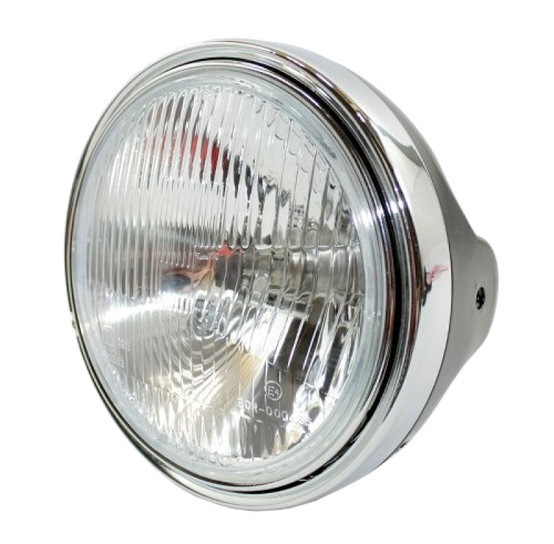 Faro H4 Classic nero, 200 mm – Moto Guzzi V7 GT Ambassador