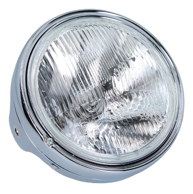 Faro H4 Classic cromato, 200 mm – Moto Guzzi California, T3, V7