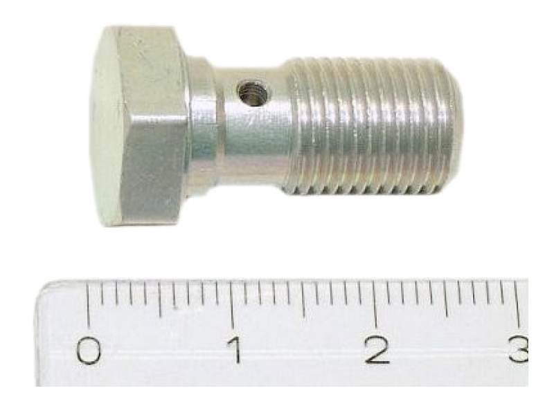 Vite forata Spiegler alluminio corta M10x1, argento, 20 mm – per Brembo