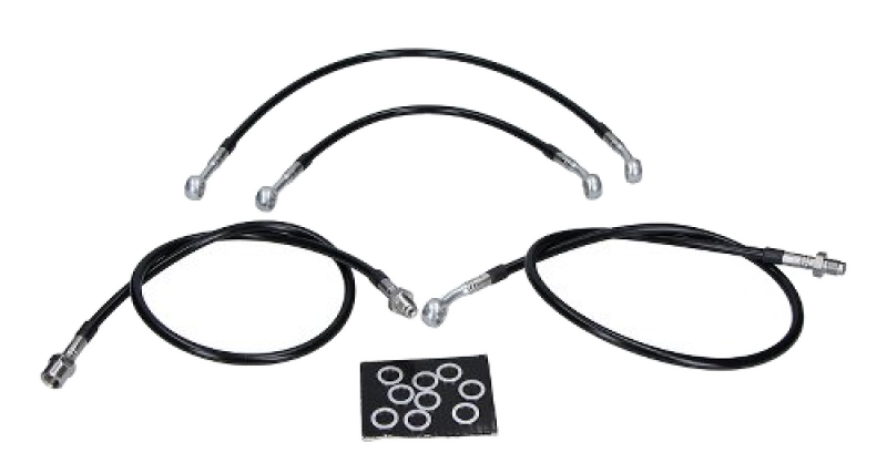 Kit tubi freno in treccia Spiegler 4 pezzi anteriore – Moto Guzzi 850 T5