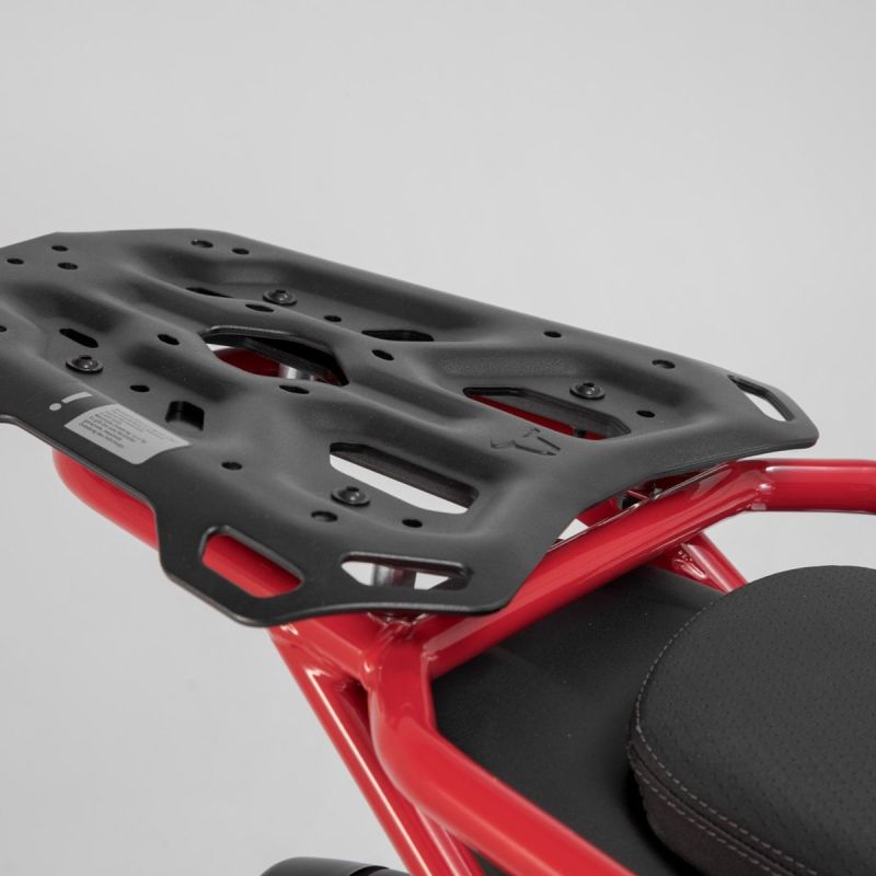 SW-Motech ADVENTURE-RACK Gepäckträger, schwarz – Moto Guzzi V85 TT, Travel (bis 2024)