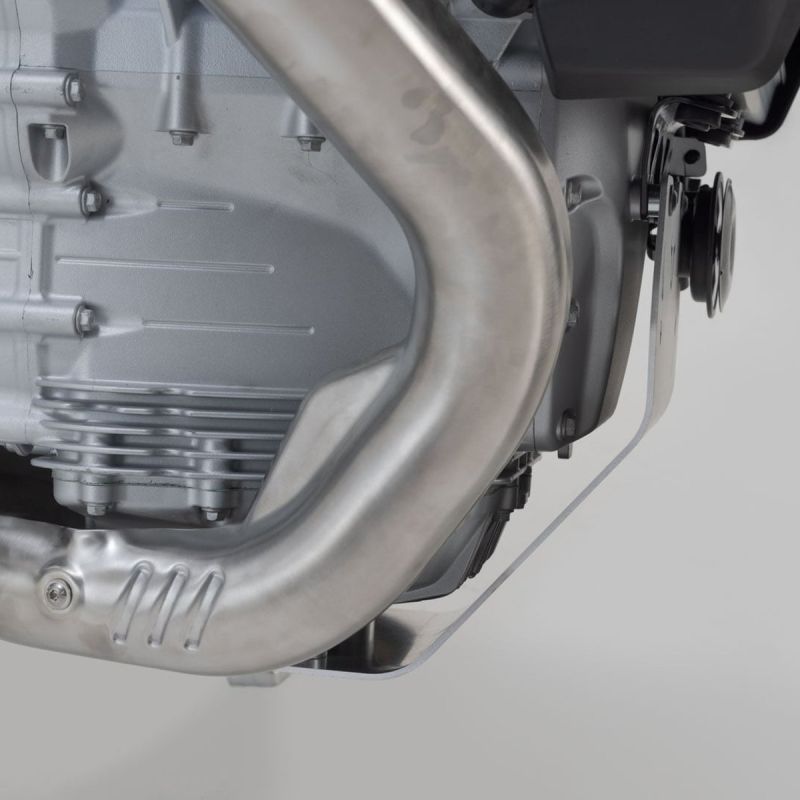 SW-Motech engine guard aluminium, silver – Moto Guzzi V100 Mandello / S