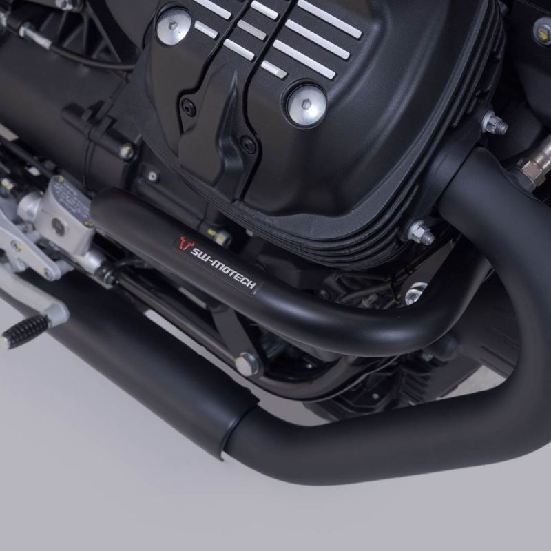 SW-Motech crash bars, black – Moto Guzzi V7 II/III/IV, V7 Racer, V9 Bobber / Roamer
