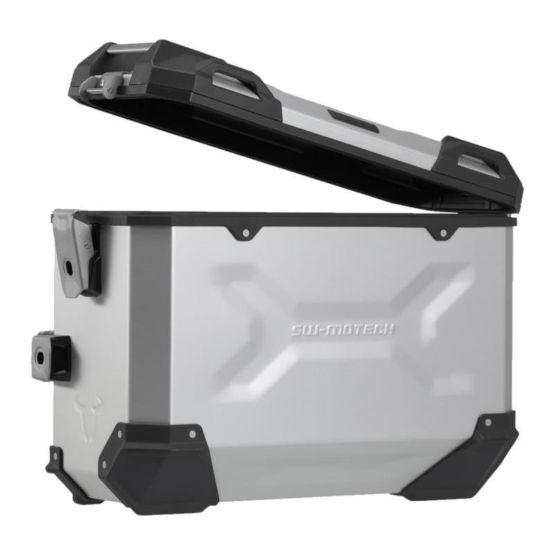 SW-Motech TRAX ADV Koffersystem 37/45 l, silber – Moto Guzzi V85 TT, Travel, Strada (ab 2024)