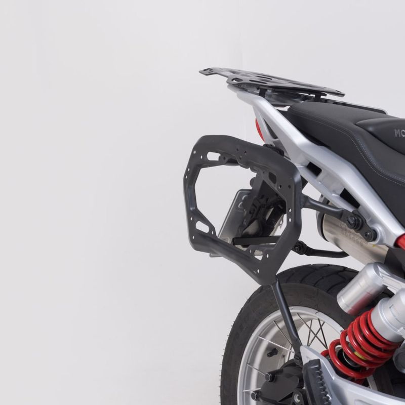 SW-Motech TRAX ADV Koffersystem 37/45 l, silber – Moto Guzzi V85 TT, Travel, Strada (ab 2024)