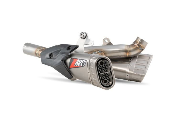 ZARD Compensed Slip on Kit Edelstahl mit Titan-Dämpfer für Ducati Panigale V4