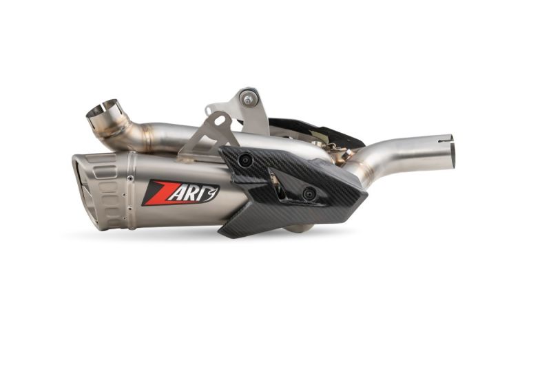 ZARD Compensed Slip on Kit Edelstahl mit Titan-Dämpfer für Ducati Panigale V4