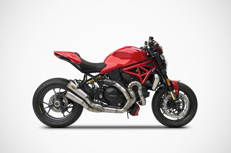 ZARD Full Kit 2-1-2 Edelstahl für Ducati Monster 1200 R