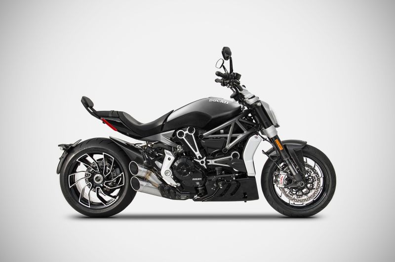 ZARD Full Kit 2-1-2 Edelstahl für Ducati X Diavel