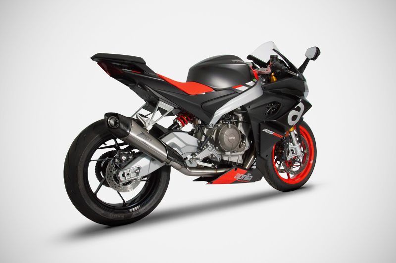ZARD Full kit 2-1 titanium with carbon end cap for Aprilia RS 660 / Tuono 660