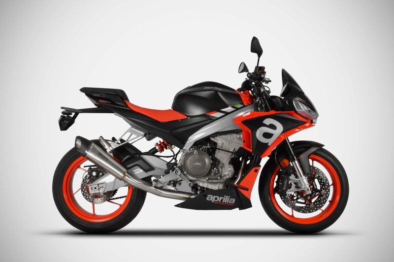 ZARD Full kit 2-1 titanium with carbon end cap for Aprilia RS 660 / Tuono 660
