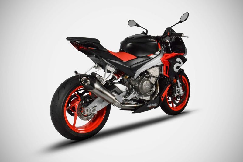 ZARD Full kit 2-1 titanium with carbon end cap for Aprilia RS 660 / Tuono 660
