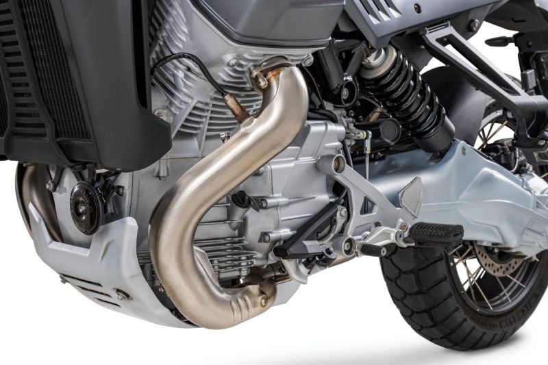 ZARD Racing header decat stainless steel for Moto Guzzi Stelvio