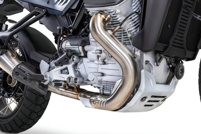 ZARD Racing header decat stainless steel for Moto Guzzi Stelvio
