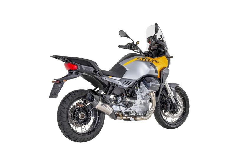 ZARD Racing header decat stainless steel for Moto Guzzi Stelvio