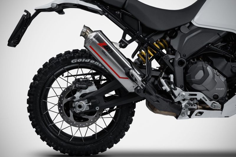 ZARD Sabbia Slip on 2-1 Edelstahl für Ducati DesertX
