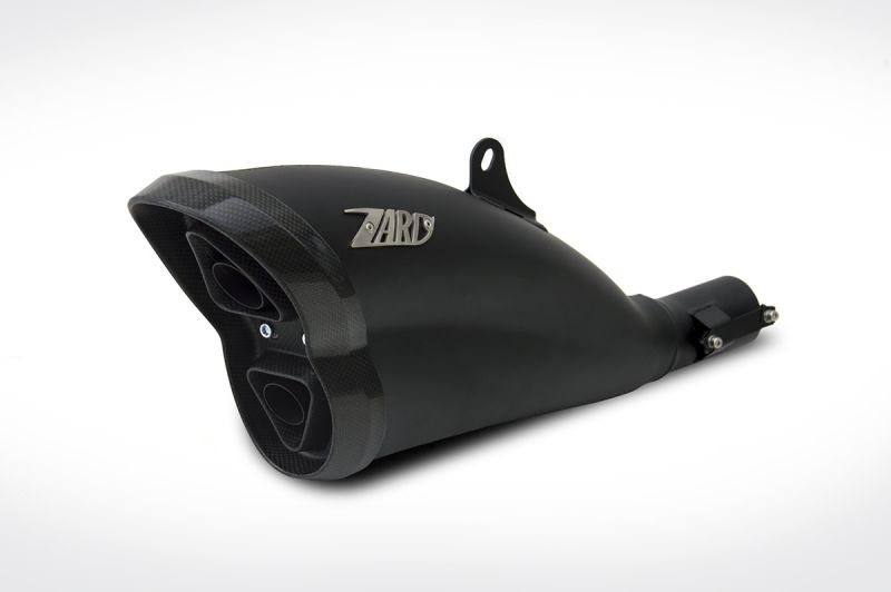 ZARD Slip-on 2-1 Edelstahl schwarz für Ducati Diavel