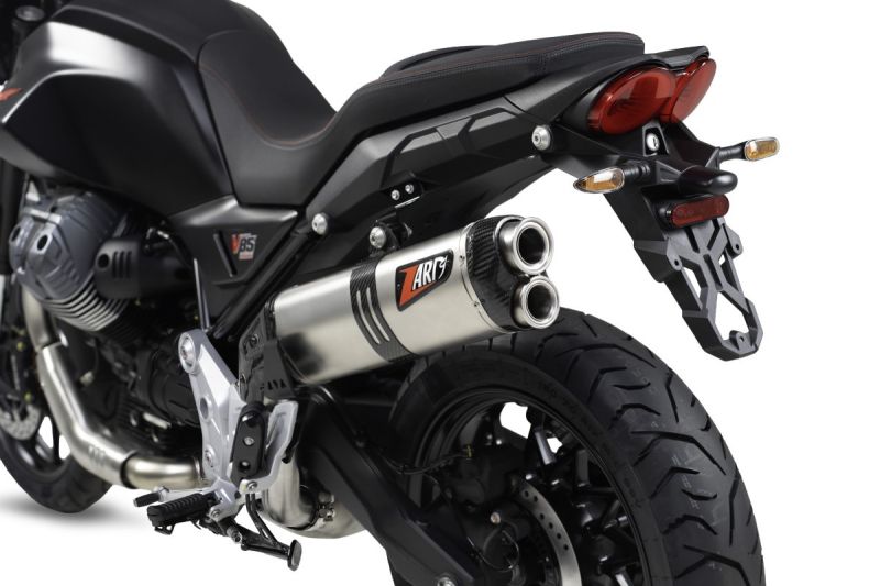 ZARD Slip-on 2-1 titanium for Moto Guzzi V85 TT