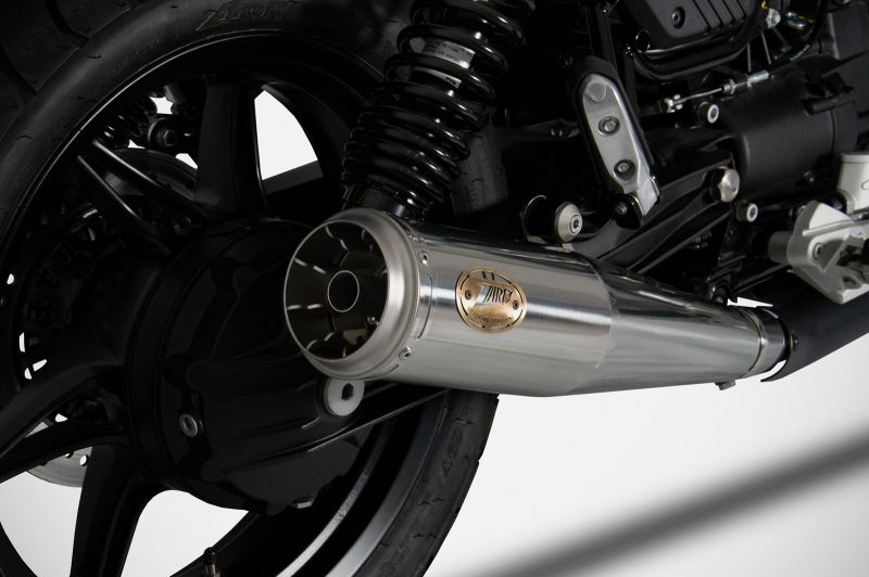 ZARD Slip-on 2-2 Edelstahl poliert für Moto Guzzi V7 850
