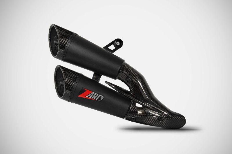 ZARD Slip on 2-2 Edelstahl schwarz für Ducati Monster 937