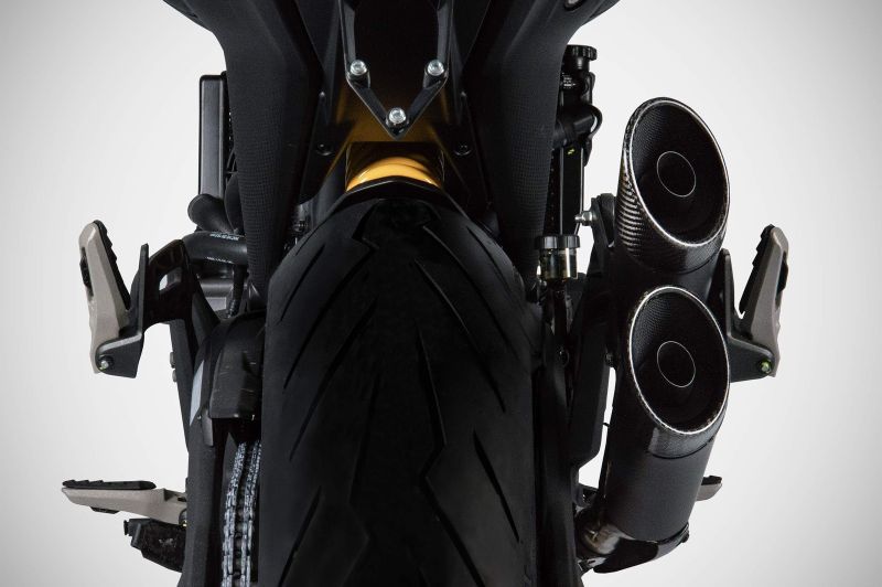 ZARD Slip on 2-2 Edelstahl schwarz für Ducati Monster 937