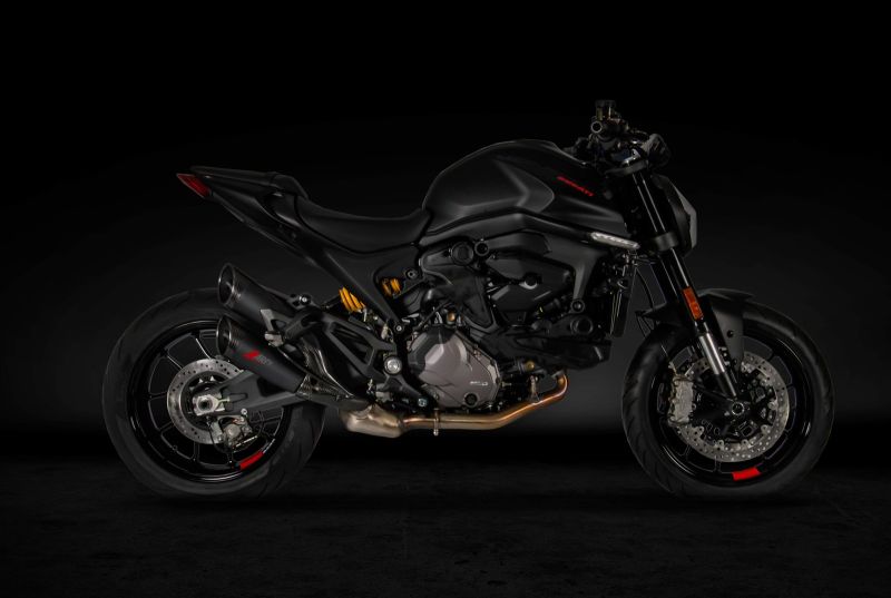 ZARD Slip on 2-2 Edelstahl schwarz für Ducati Monster 937