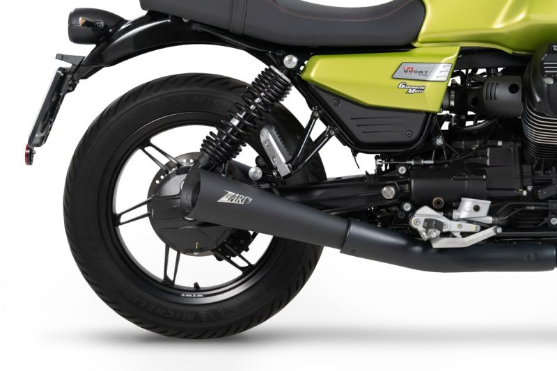 ZARD Slip-on 2-2 Evo black stainless steel for Moto Guzzi V7 850