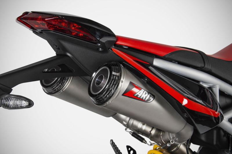 ZARD Slip on 2-2 Top Gun Edelstahl für Ducati Hypermotard 950 / SP