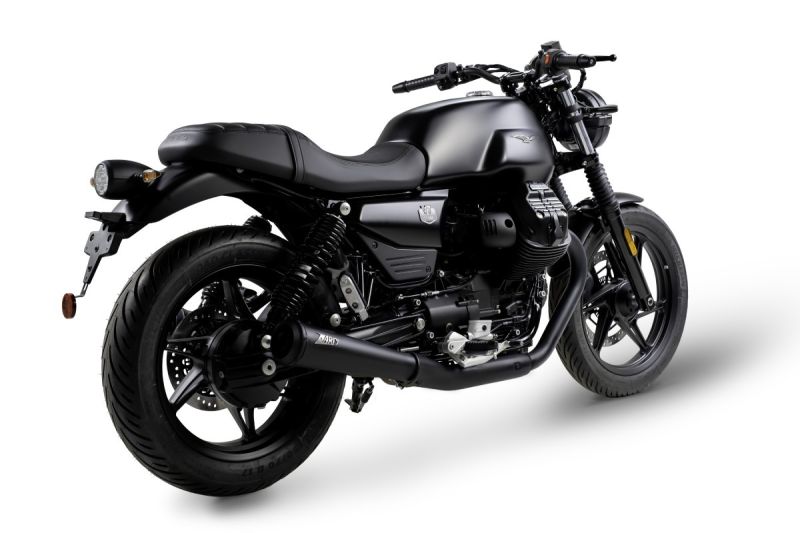 ZARD Slip-on 2-2 Trofeo Edelstahl schwarz für Moto Guzzi V7 850