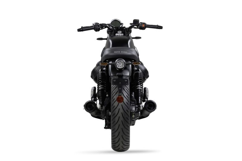 ZARD Slip-on 2-2 Trofeo Edelstahl schwarz für Moto Guzzi V7 850