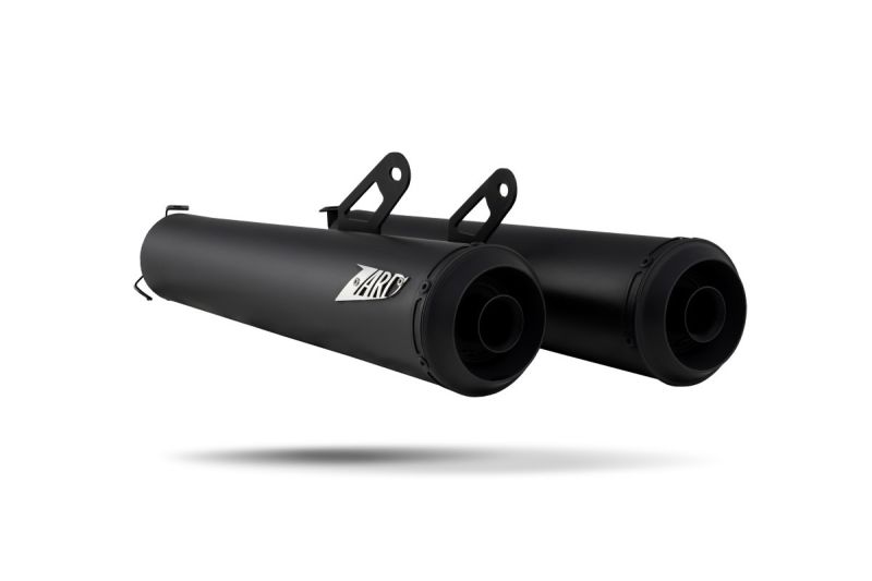 ZARD Slip-on 2-2 Trofeo Edelstahl schwarz für Moto Guzzi V7 850