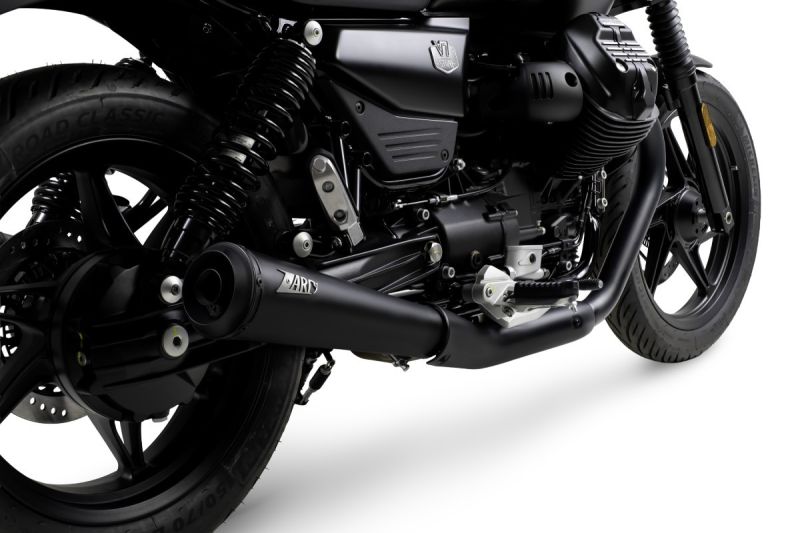 ZARD Slip-on 2-2 Trofeo black stainless steel for Moto Guzzi V7 850