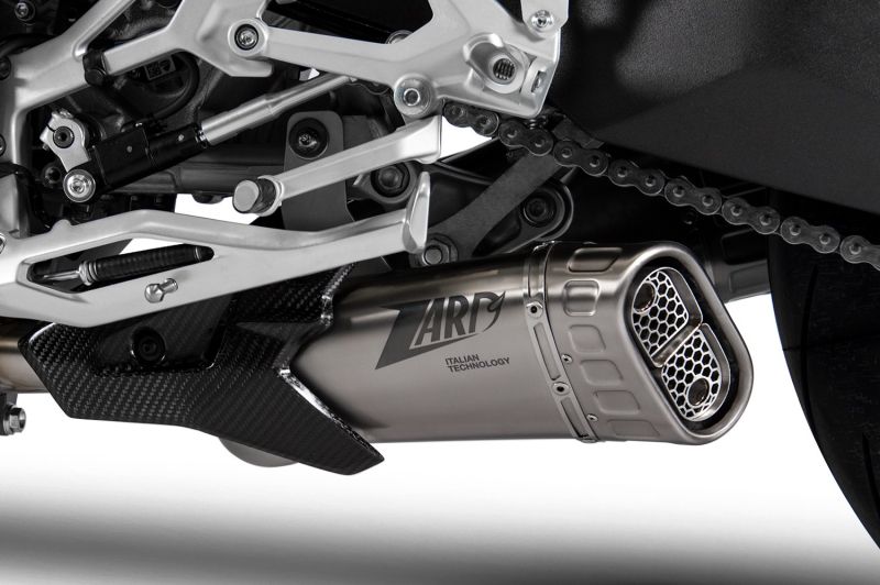 ZARD Slip on 4-2 Edelstahl mit Titan-Dämpfer für Ducati Streetfighter V4 / V4S