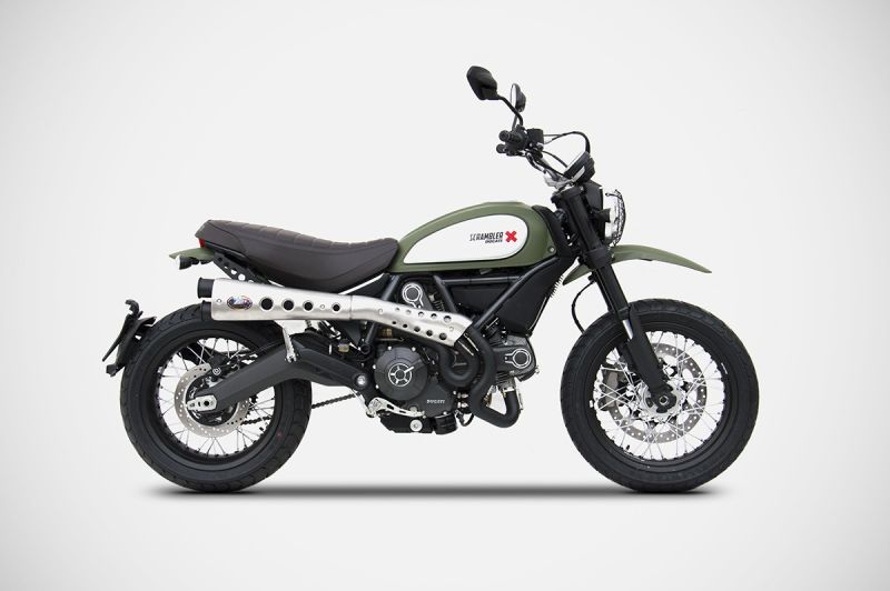ZARD Special edition Full Kit hochgelegt Edelstahl für Ducati Scrambler 800