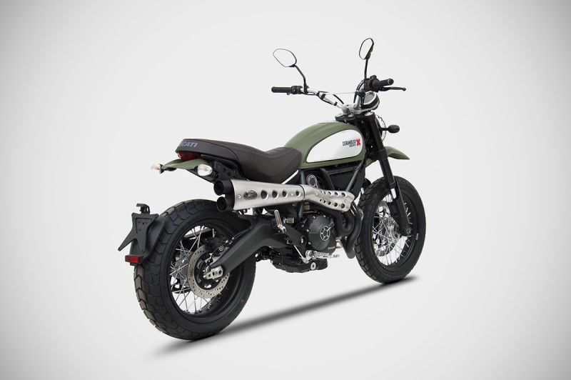 ZARD Special edition Full Kit hochgelegt Edelstahl für Ducati Scrambler 800