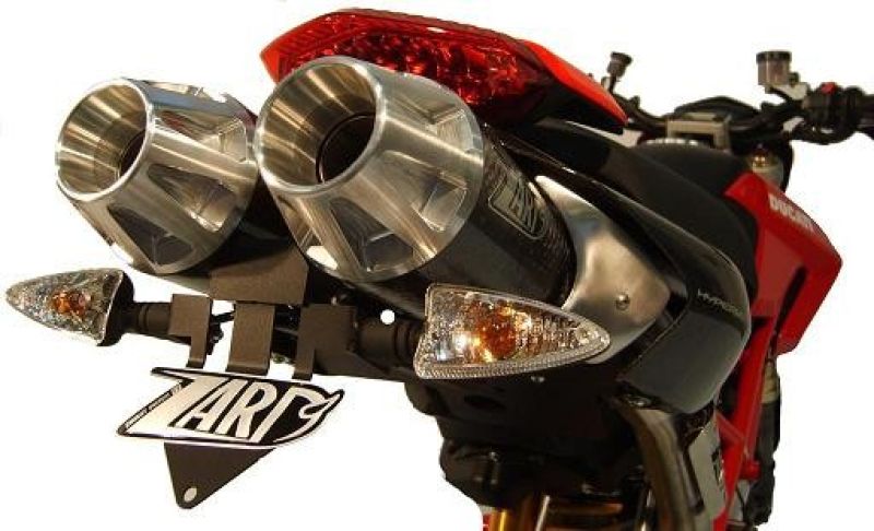ZARD Top Gun Slip-on 2-2 Carbon für Ducati Hypermotard 1100 Evo