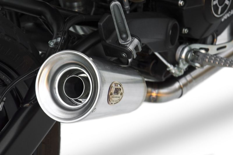 ZARD Zuma Slip-on 2-1 Edelstahl für Ducati Scrambler 400 Sixty2