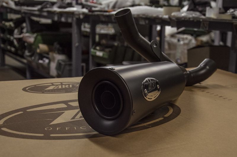 ZARD Zuma Slip-on 2-1 Edelstahl für Ducati Scrambler 400 Sixty2