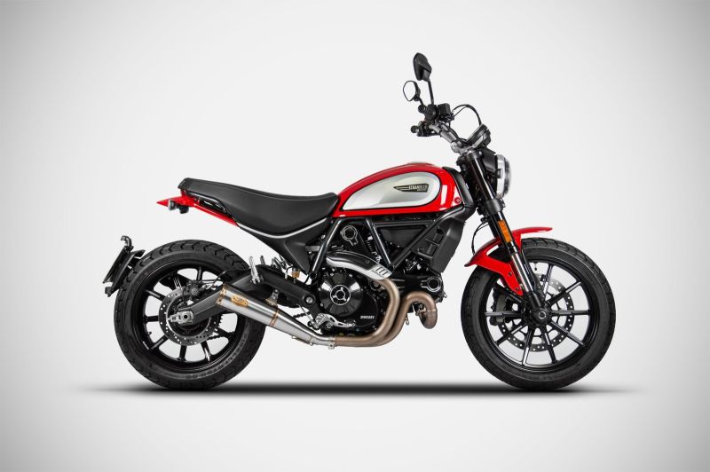 ZARD Zuma Slip-on Edelstahl für Ducati Scrambler 800