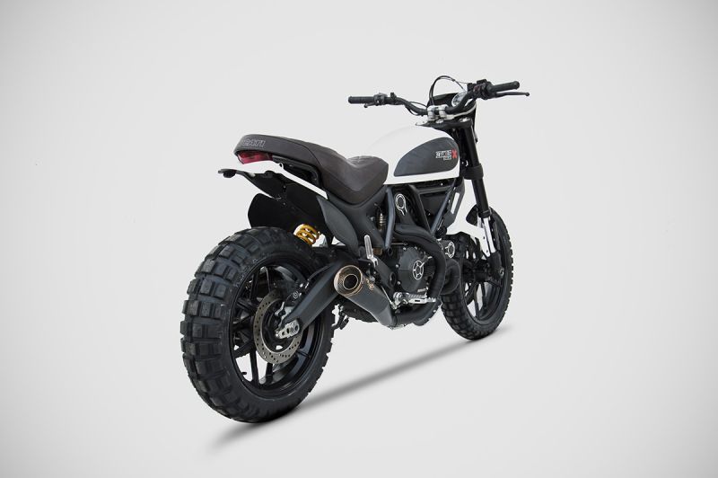 ZARD Zuma Slip-on Edelstahl für Ducati Scrambler 800