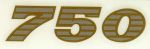 Decal - Fairing 750 (13,1 x 3,3cm)