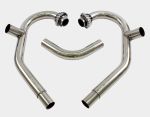 Exhaust Manifold Set - Moto Guzzi (VA Polished)