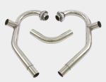 Exhaust Manifold Set - Moto Guzzi (VA Polished)